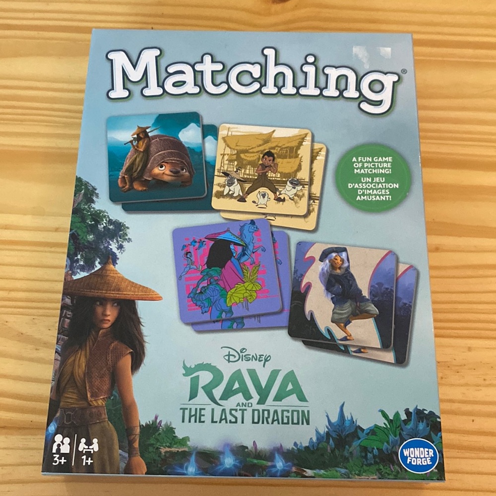 New Sealed Raya and The Last Dragon Matching Game